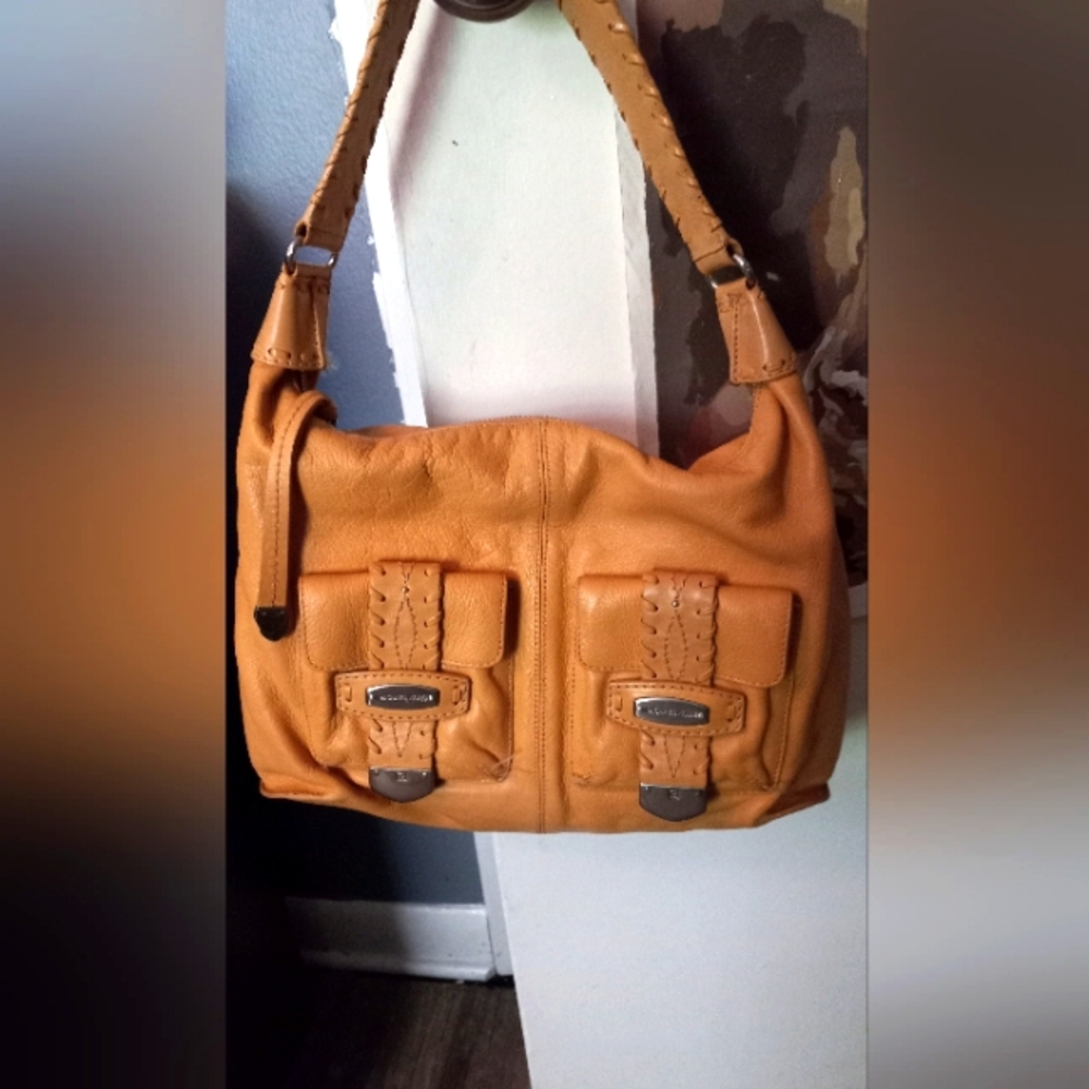 EUC Vintage Michael Kors Whipstitch Satchel Bag